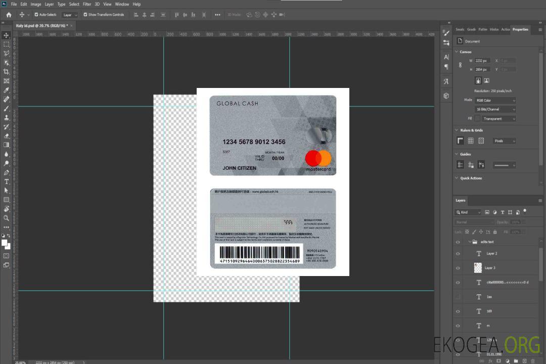 Carte Mastercard Global Cash de Hong Kong template Carte Mastercard Global Cash de Hong Kong template